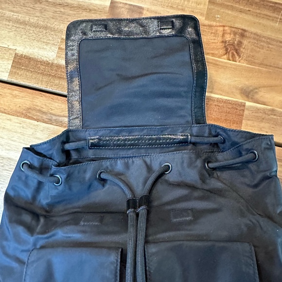 Tory Burch Black Nylon Backpack - Picture 8 of 13